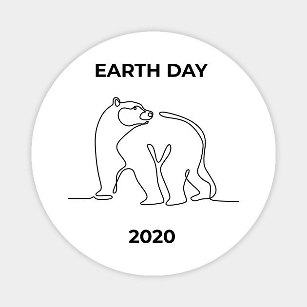 Earth Day 2020 Magnet by Applecrunch